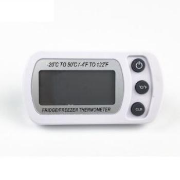Waterproof Refrigerator Digital Display  Freezer Size Value Record Hanging Refrigerator Temperature