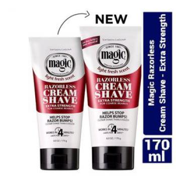Magic Razorless Cream Shave - Extra Strength 170g
