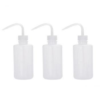 3pcs 250ml Tattoo Wash Bottle Plastic Green Soap Squeeze