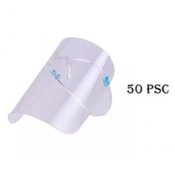 50 X Quality Transparent Spectacle Face Shield --- Transparent