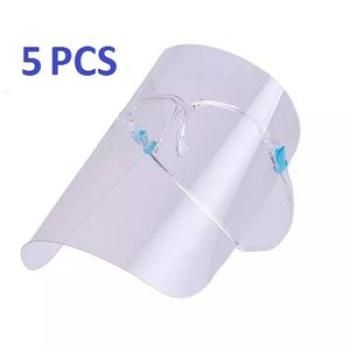 5 X Spectacle Face Shields --- Transparent