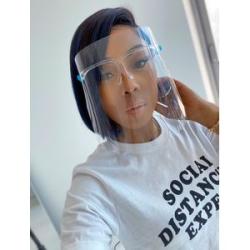 Face Shield / Mask With Spectacles -Transparent