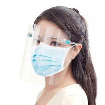 Protective Face Shield Spectacle + Free Nose Mask  - Transparent