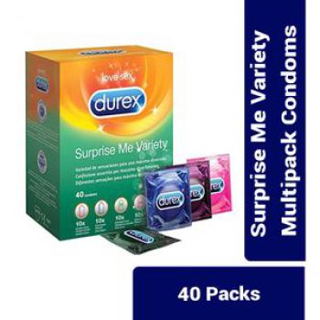 Surprise Me Variety Multipack Condoms - 40 Packs