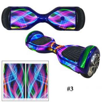 6.5` Electric Scooter Balancing Hoverboard Shell Case Cover Sticker Skin Decal-Three-Three