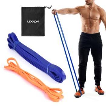 2PCS Resistance Loop Band with Carry Bag Natural