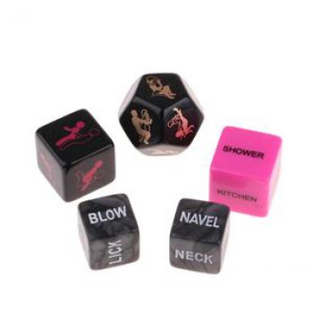 4Pcs Sex Position Love Dice in a Bag Add Some Spice for Couples