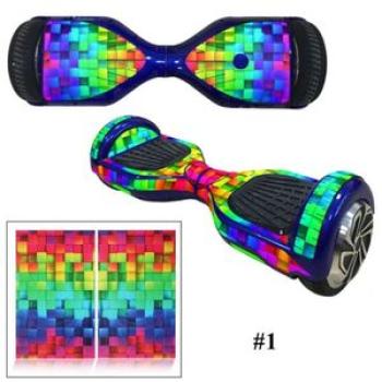 6.5` Electric Scooter Balancing Hoverboard Shell Case Cover Sticker Skin Decal-One-One