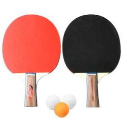 Table Tennis 2 Player Set 2 Table Tennis Bats Rackets With