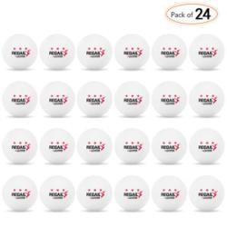 24Pcs 3-Star 40mm Table Tennis Balls Ping Pong Balls