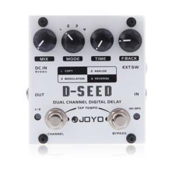 JOYO D-SEED Dual Channel Digital Delay Guitar Effect Pedal
