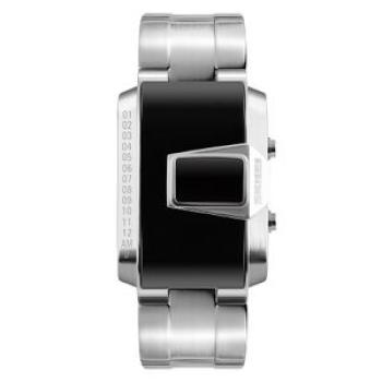 1179 Multifunctional Men Outdoor Sports Noctilucent Waterproof LED Digital Watch(Silver)