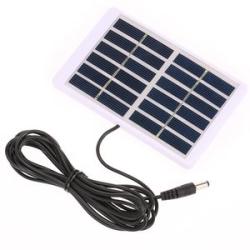 Solar Charger 1.2W/6V With 5521  Output 3M Cable Battery