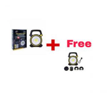Solar /Electric Rechargerble Work Light - Black Buy 1Get 1 Free