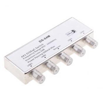 Waterproof 4x1 DiSEqC Switch FTA  Receiver Dish LNB Switch