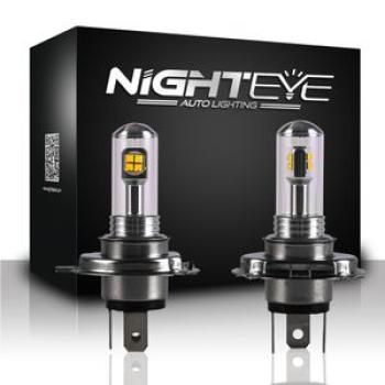 Nighteye H4 HB2 9003 80W led fog tail light bulbs driving