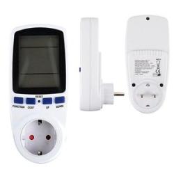 220V AC EU Plug Digital LCD Power Meter Measuring Outlet Power Analyzer