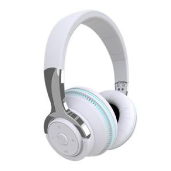 H2 Bluetooth 5.1 Headphone Colorful LED Lights-White