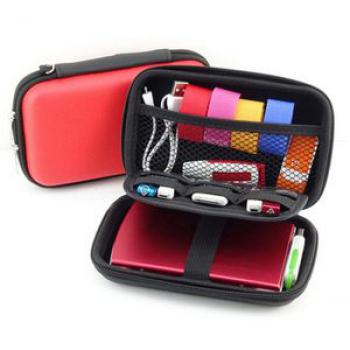Multifunctional Faux Leather Protective Cover Case Bag-Red