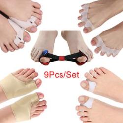 9Pcs/Set Bunion Corrector Big Toe Separators Straightener