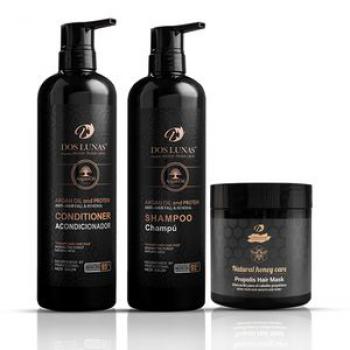 Argan Oil Conditioner - 900ml + Argan Shampoo - 900ml + Propolis Hair Mask