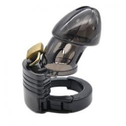 Mini Male Chastity Cock Cage Penis Belt Lock With Four-Black