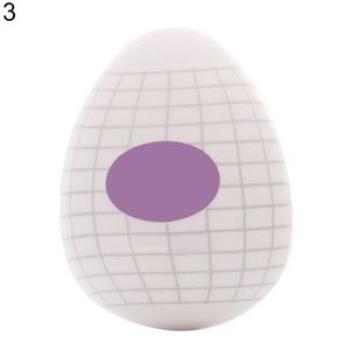 Men Sex Toy Portable Soft Masturbator Mold Egg Silicone-3#