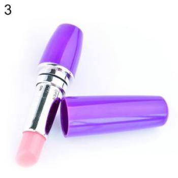 1 Pc Mini Lipstick Portable Full Body Massage Stick-Purple