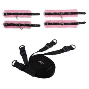 Bondage Sex Toy Set Multiple Directions Sex Pleasure-Pink