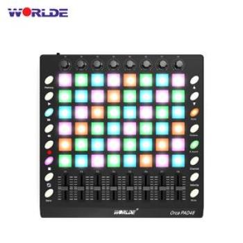 PAD48 Portable USB MIDI Drum Pad Controller 48 RGB