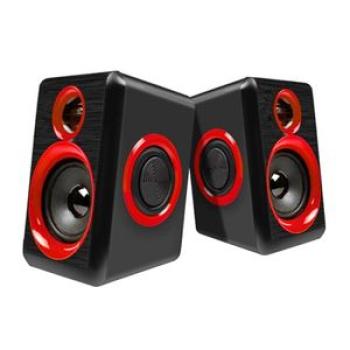 1 Pair Multimedia Surround Sound Stereo Bass USB Wired-