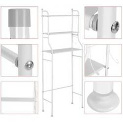 Metal Shelf (Rack) Over The Toilet - White