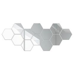 Flexible Reflective Hexagon Mirror Sheets Self-Adhesive
