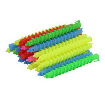 26Pcs Spiral Hair Perm Rod Spiral Rod Barber Hairdressing