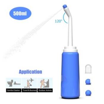 500ml Portable Bidet Handheld Travel Sprayer Hygiene Bottle
