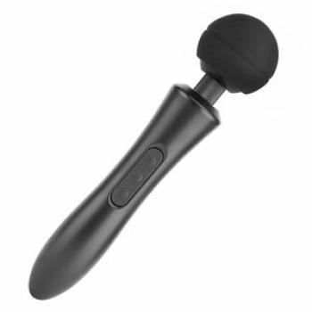 USB 8 Frequency Soft Silicone Vibrator G Spot-Black
