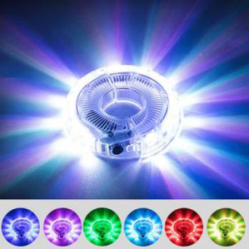 LED Bicycle Wheel Light Bike Front Tail Hub Spoke One Lamp