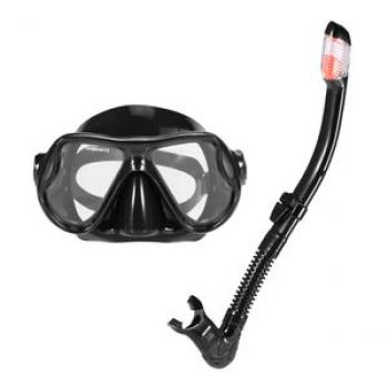 Lixada Adults Freediving Mask Snorkel Set Anti-fog Diving