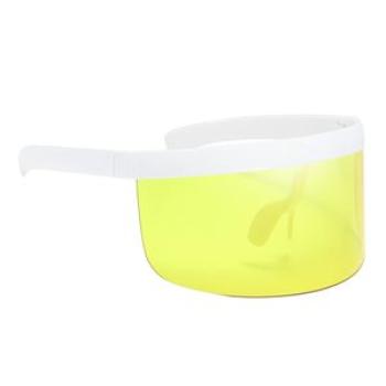 Fashion Sunglasses Womens Mens Glasses Big Frame  Yellow
