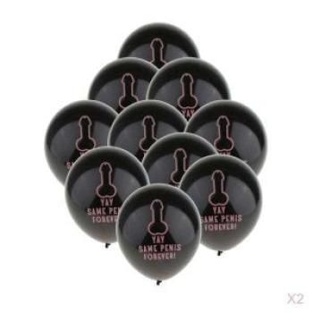 20 Pieces YAY SAME  FOREVER Latex Balloons Bridal Shower Decor 10