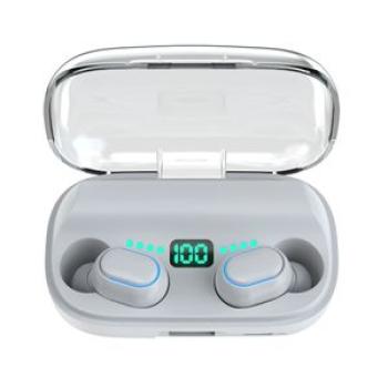 T11  Bluetooth 5.0 IPX7 Waterproof 9D Stereo LED-White