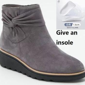 (Give An Insole) Shoes Women Boots Casual Office Shoes Ladies Boots Wedding