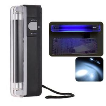 2-In-1 Portable Mini Money Detector Counterfeit Cash