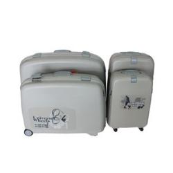 Set of 4 Travel Suitcase - Beige