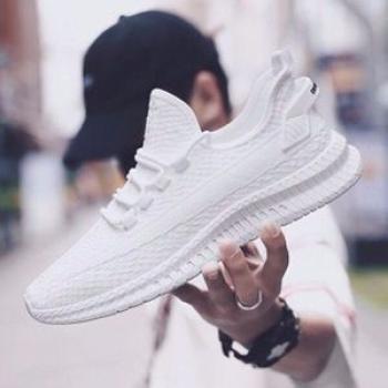 Men Boys Low Top Casual Sneakers Shoes Baskets Class Pour Homme - BT52-Blanc