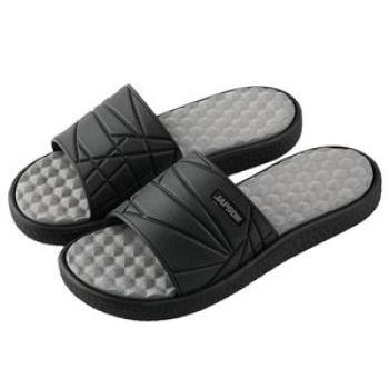 Mens plus size wave pattern non-slip beach shoes-Grey