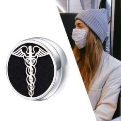 Face Mask  Essential Oil Diffuser Locket Button Dress Wing