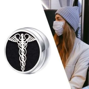 Face Mask  Essential Oil Diffuser Locket Button Dress Wing