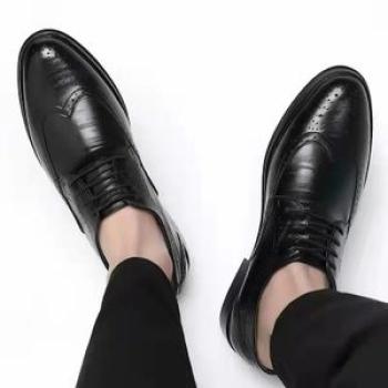 High Quality Men`s Loafers Suede Beanie Shoes -Black