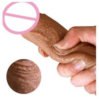 Huge Realistic 8 Inch Silicone Dildo